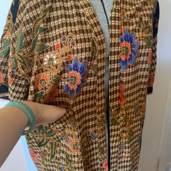 Floral Patterned Women's Robe - Picture 6 of 8